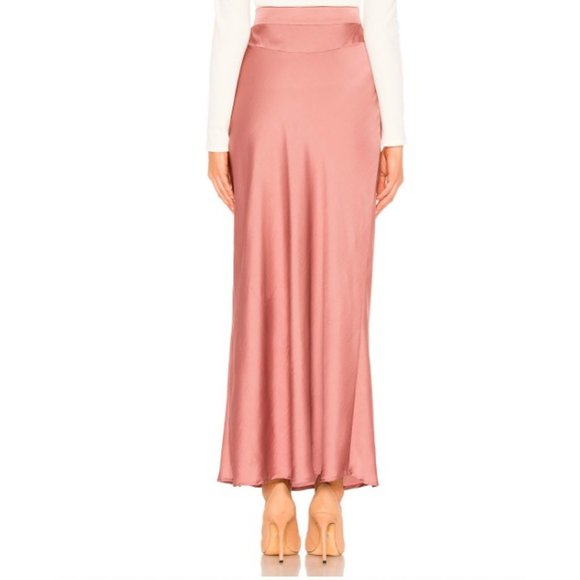 Free People $78 Normani Bias Skirt Dawn Mauve - Picture 4 of 7
